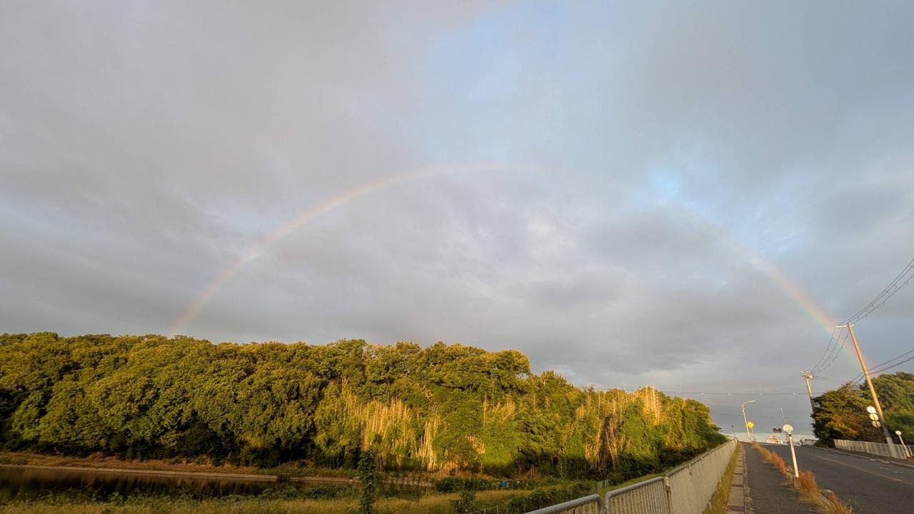 朝虹🌈 注目の空の写真 ウェザーニュース