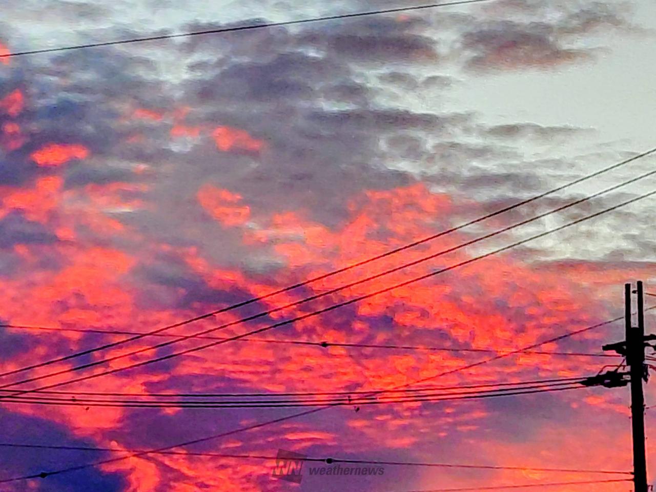 夕焼けtime 注目の空の写真 ウェザーニュース