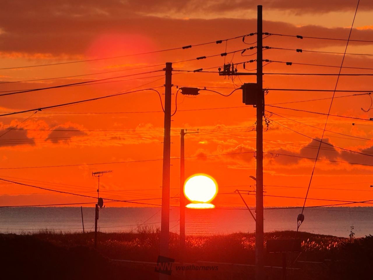 朝日・朝焼け 注目の空の写真 ウェザーニュース