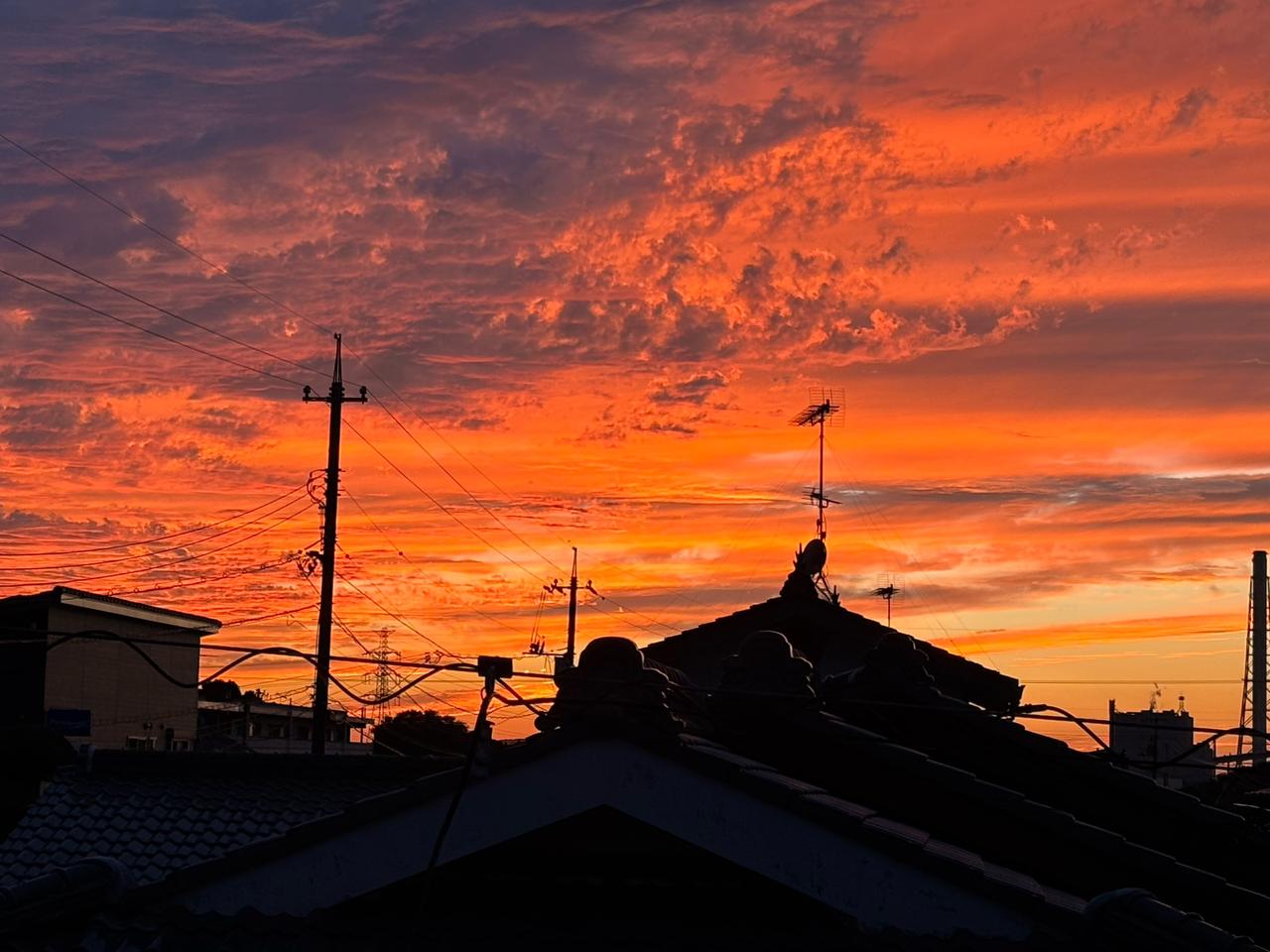 染まる夕焼け 注目の空の写真 ウェザーニュース
