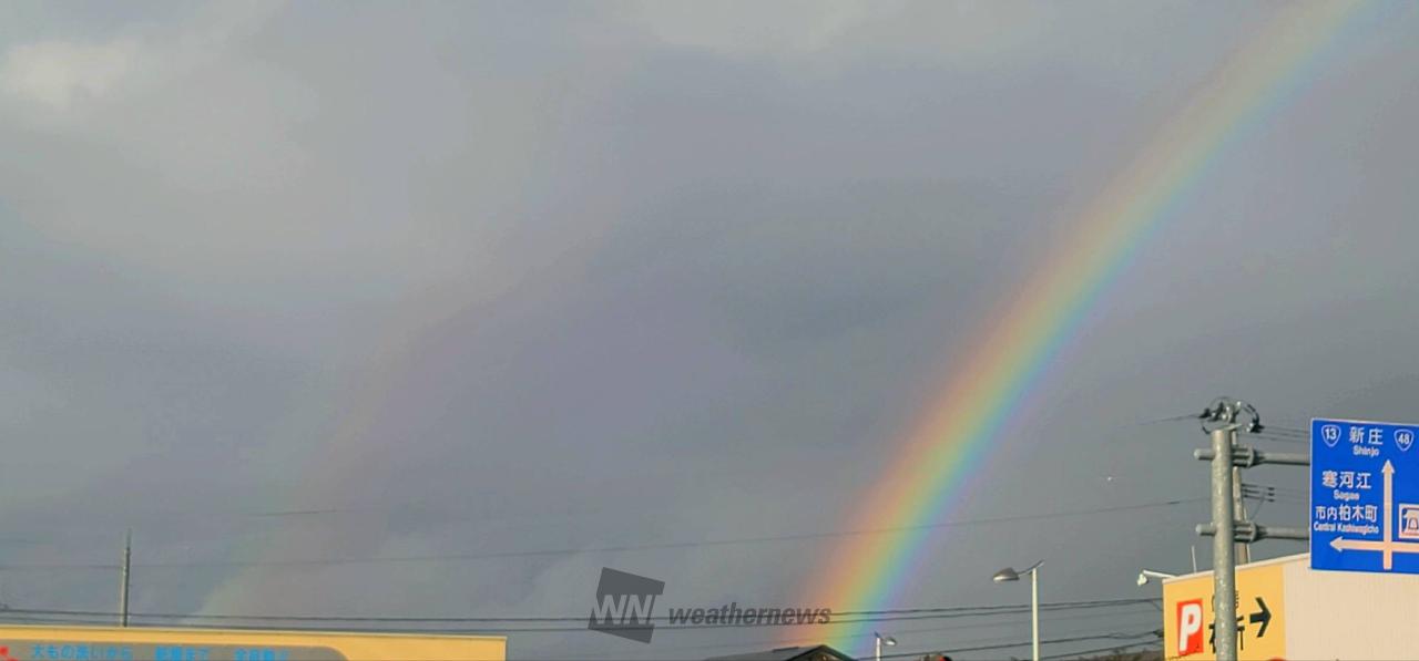 虹が出現 注目の空の写真 ウェザーニュース