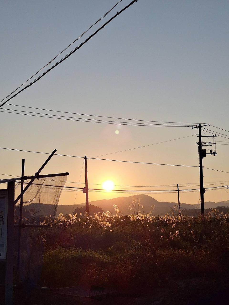 ハロウィン色の夕日 注目の空の写真 ウェザーニュース