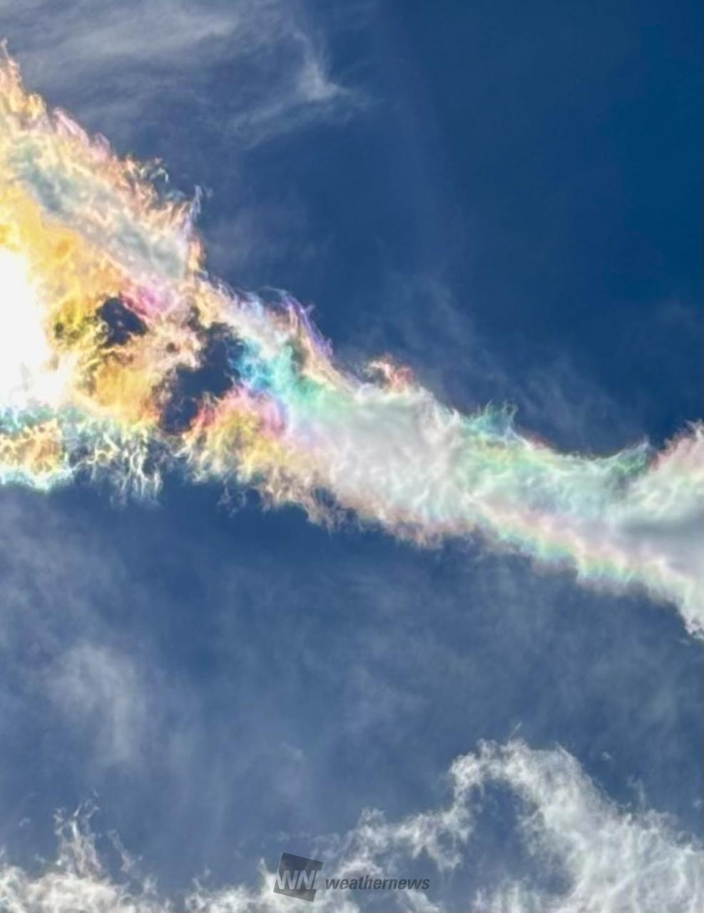 彩雲がお目見え 注目の空の写真 ウェザーニュース