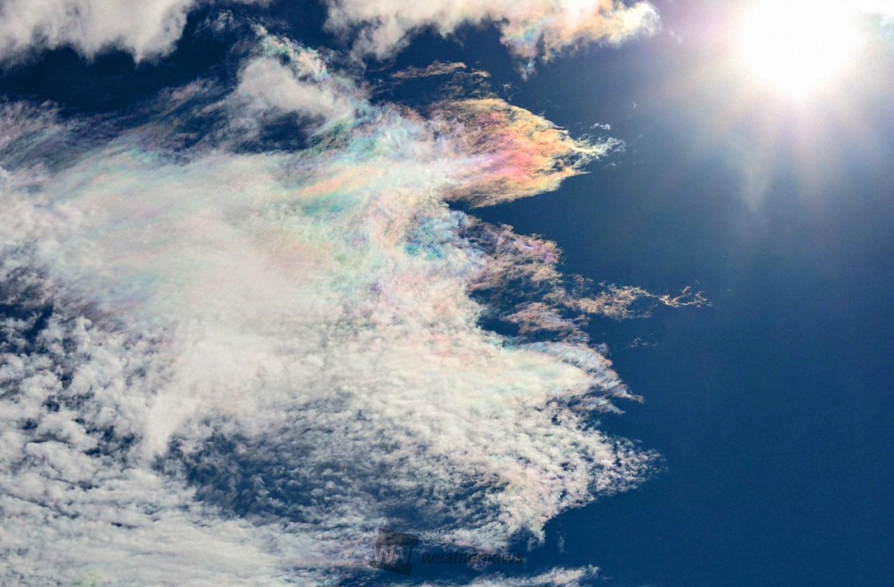 彩雲がお目見え 注目の空の写真 ウェザーニュース