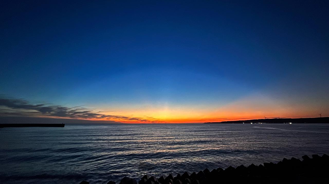 穏やかな夕暮れ 注目の空の写真 ウェザーニュース