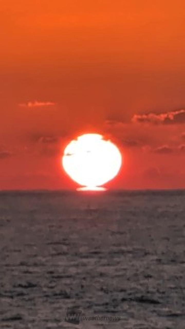 穏やかな夕暮れ 注目の空の写真 ウェザーニュース