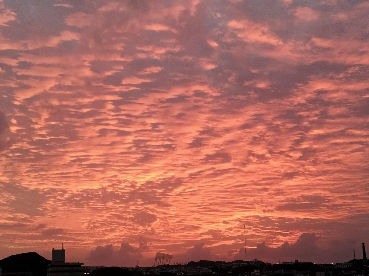 穏やかな夕暮れ 注目の空の写真 ウェザーニュース