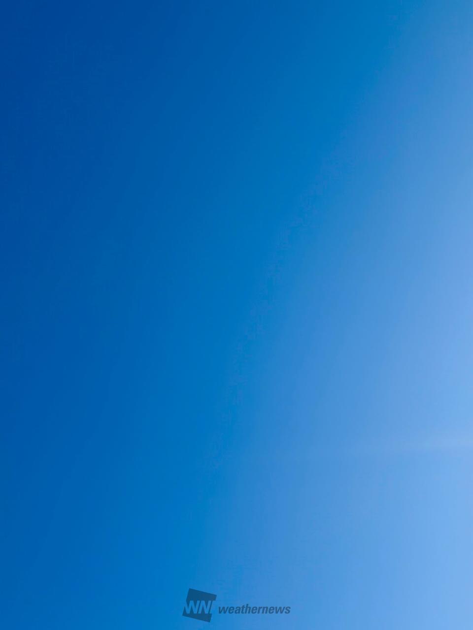空の青さはどんな色？ 注目の空の写真 ウェザーニュース