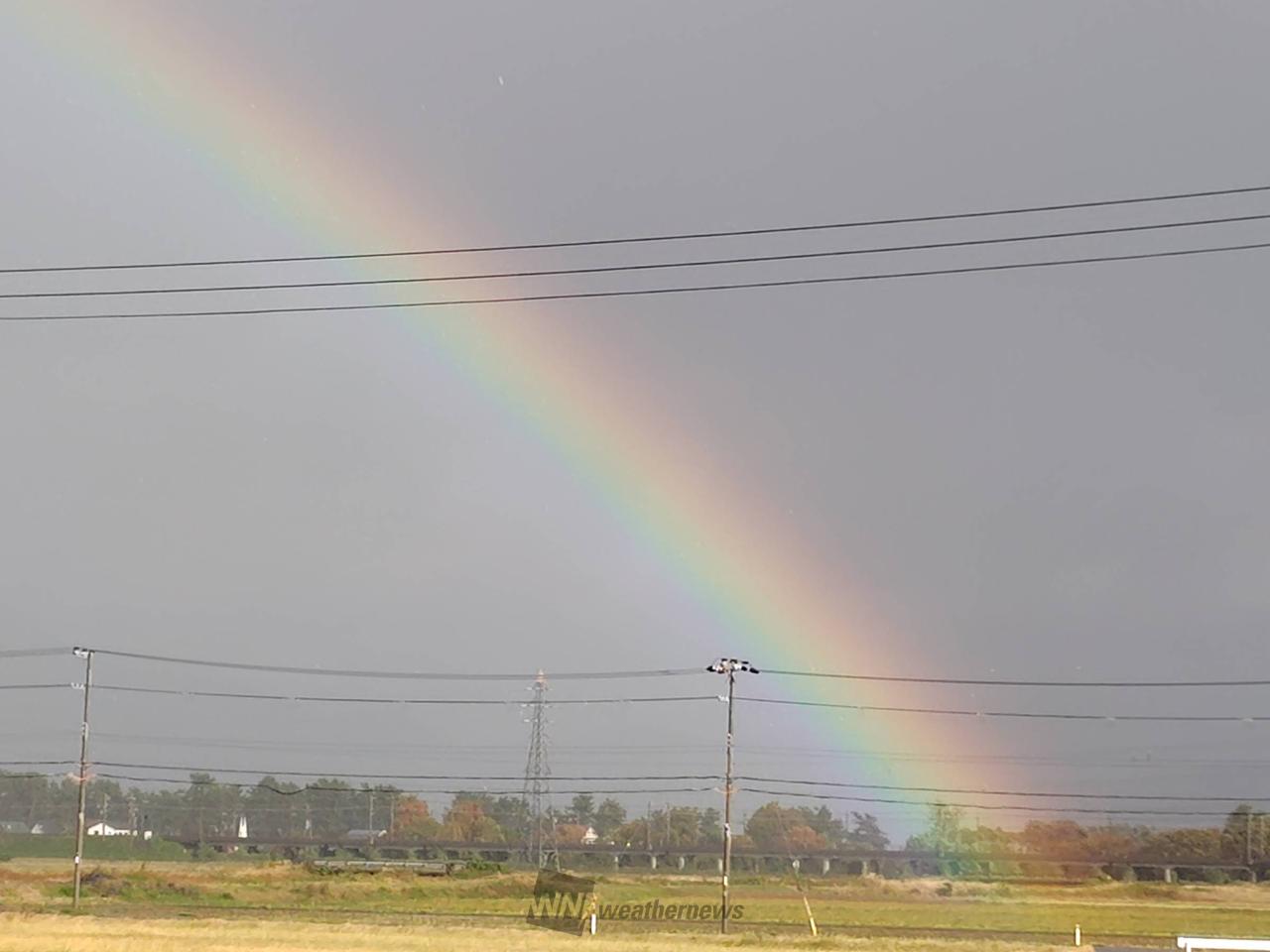 虹が出現🌈 注目の空の写真 ウェザーニュース