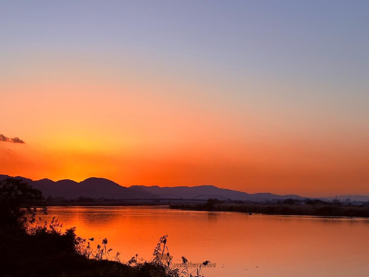 夕方の景色 夕焼けタイム 注目の空の写真 ウェザーニュース