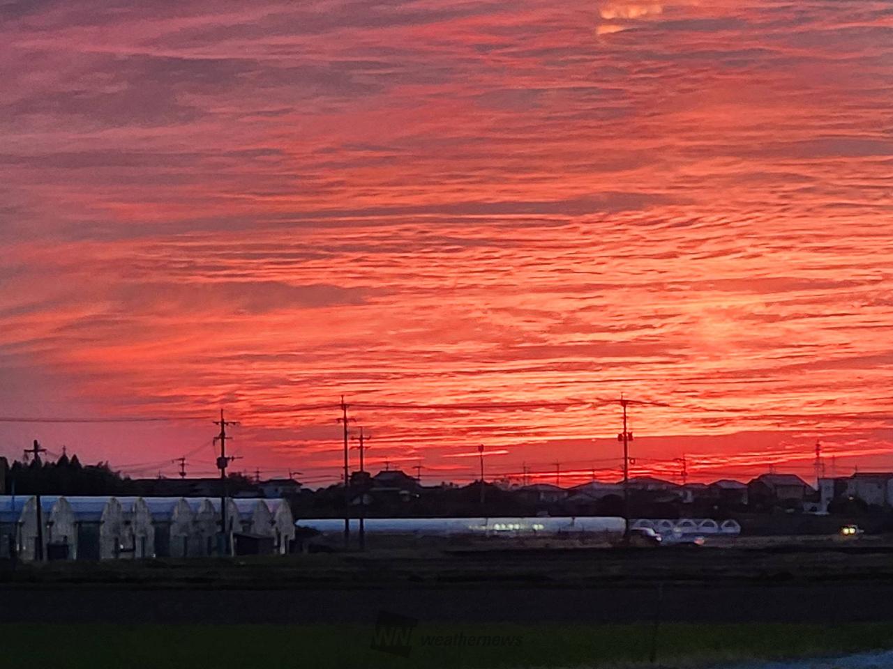 夕焼けタイム 注目の空の写真 ウェザーニュース