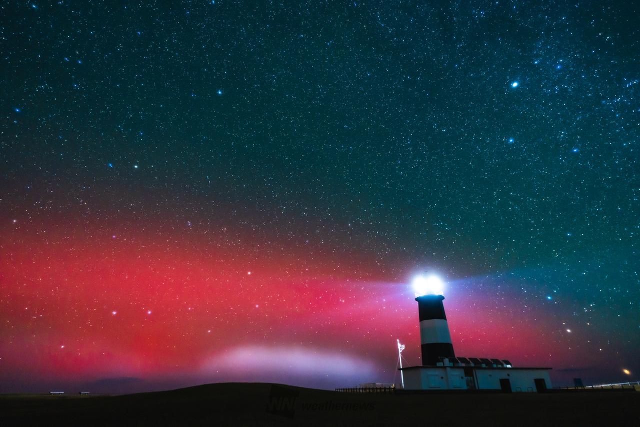 低緯度オーロラです