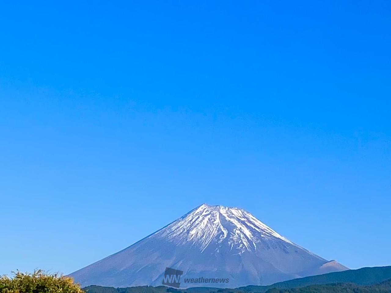 青空 × 富士山🗻 注目の空の写真 ウェザーニュース
