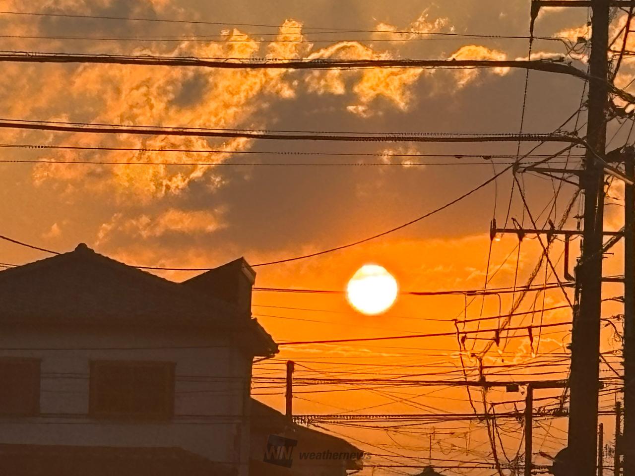 夕焼け空 注目の空の写真 ウェザーニュース