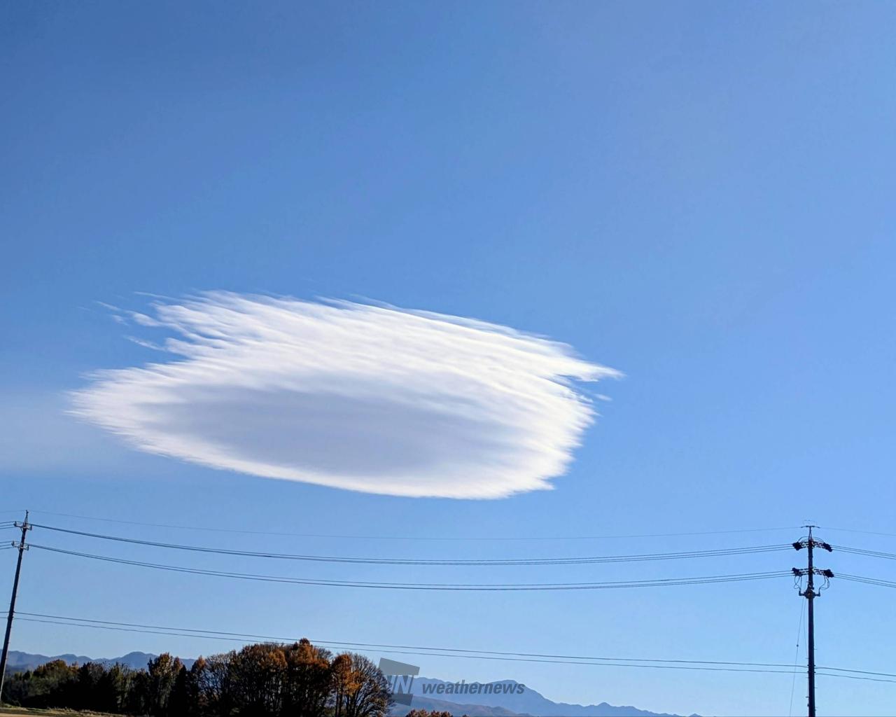 UFOのような雲 注目の空の写真 ウェザーニュース
