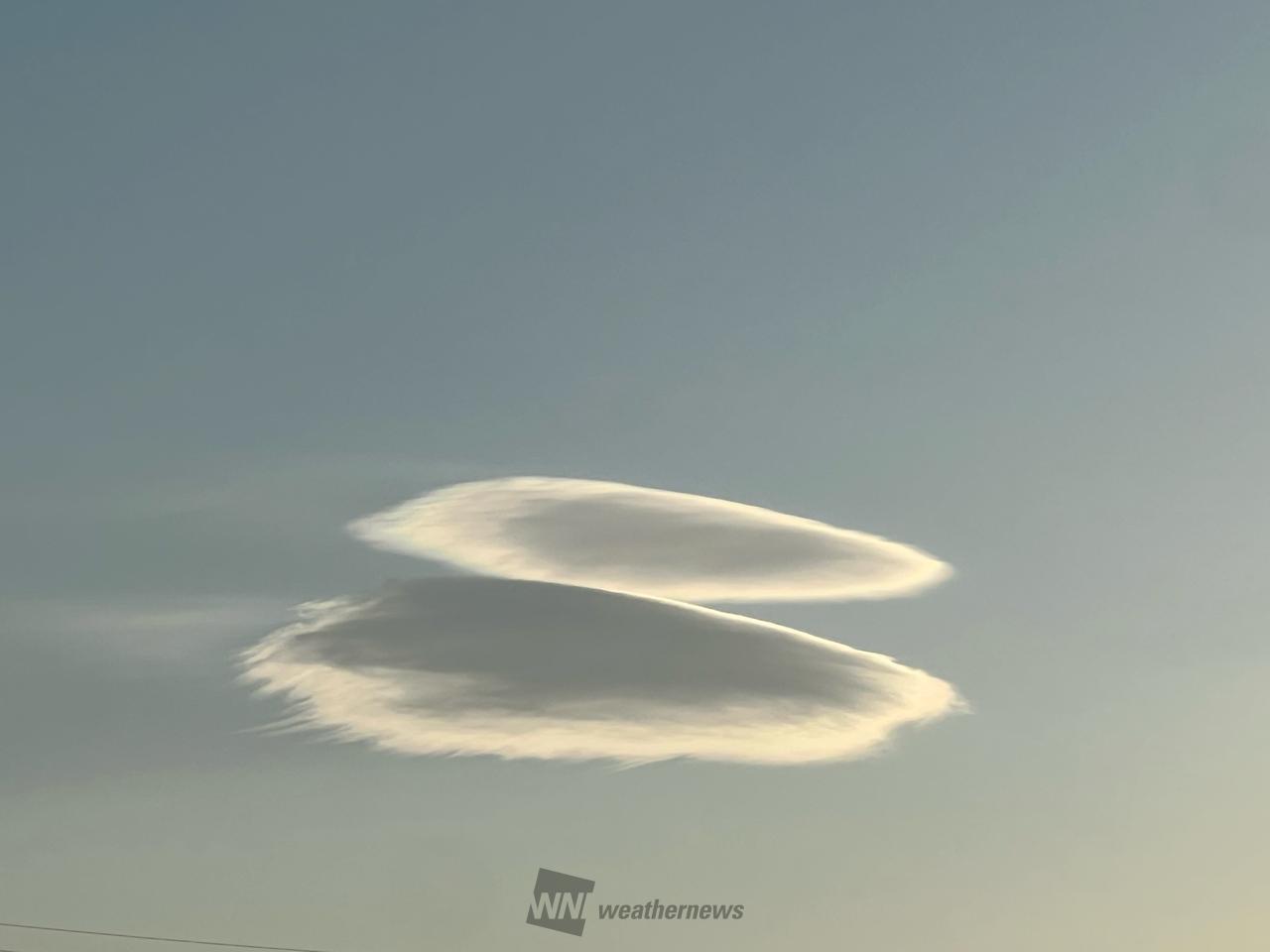 UFOのような雲 注目の空の写真 ウェザーニュース