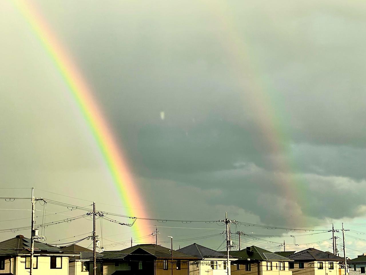 虹が出現🌈 注目の空の写真 ウェザーニュース