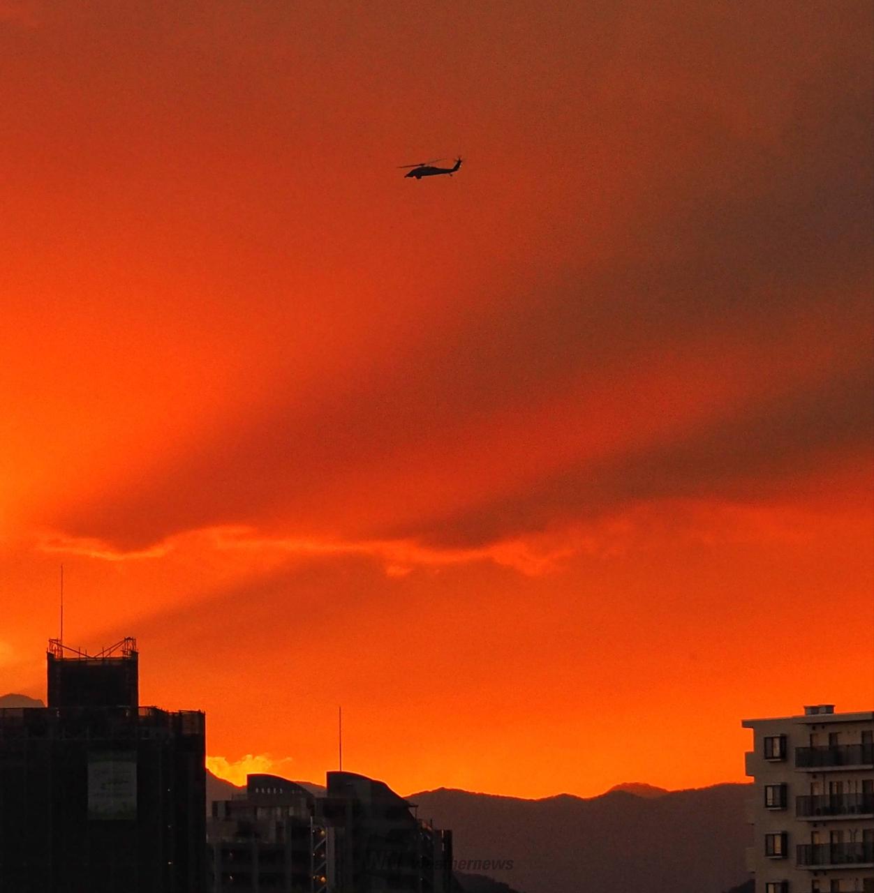 夕陽・夕焼け 注目の空の写真 ウェザーニュース