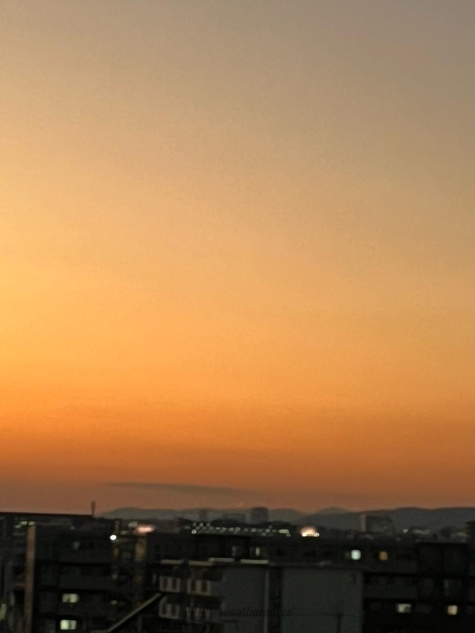 夕焼けタイム 注目の空の写真 ウェザーニュース