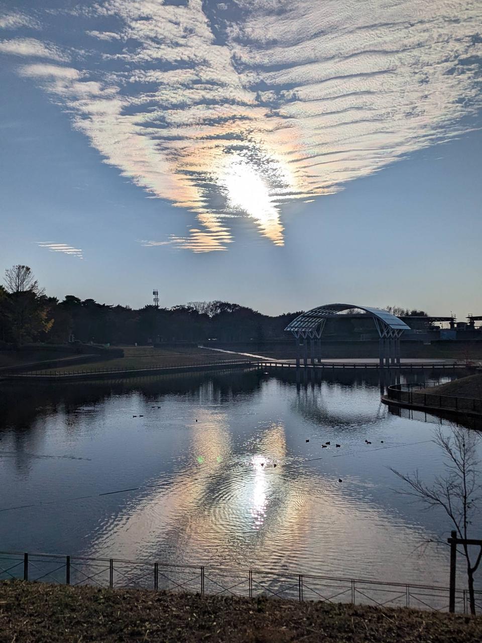 虹色に染まる雲 注目の空の写真 ウェザーニュース