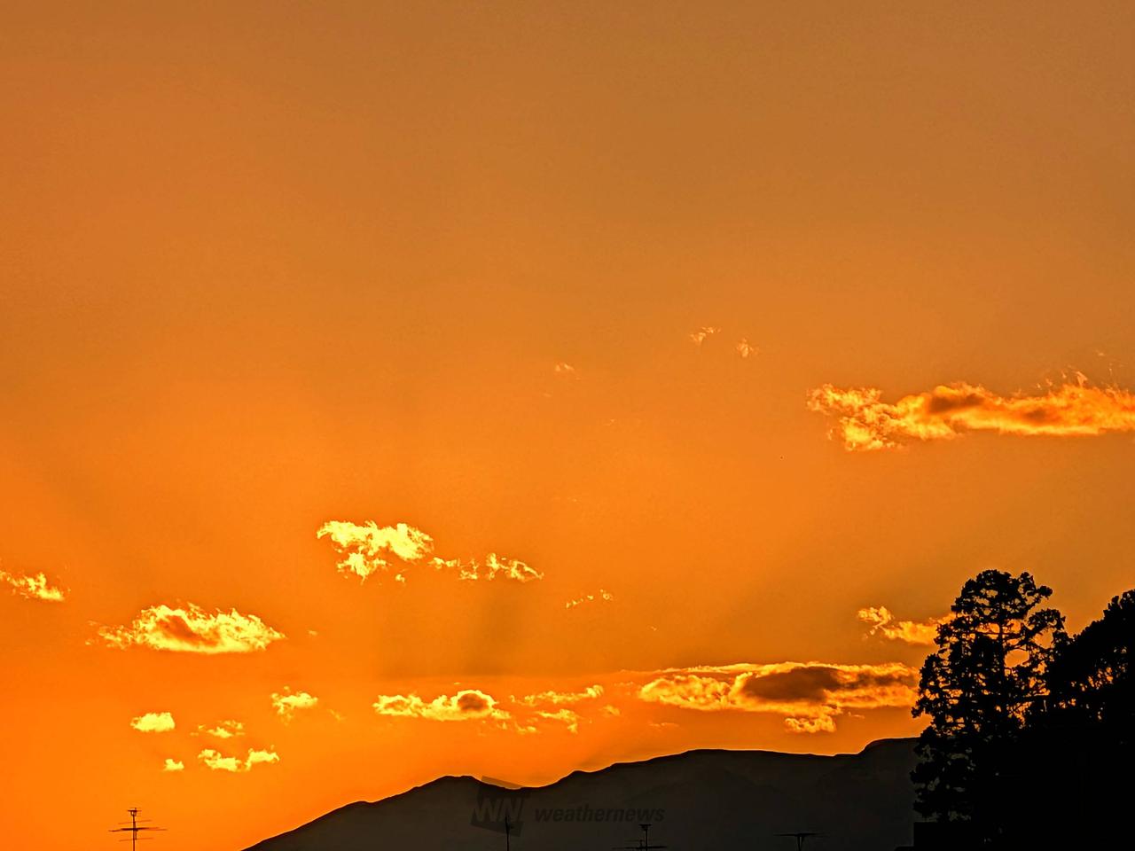 夕焼けタイム 注目の空の写真 ウェザーニュース