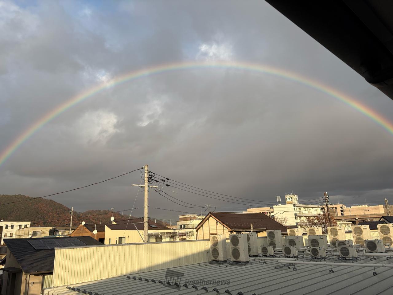 虹🌈登場 注目の空の写真 ウェザーニュース