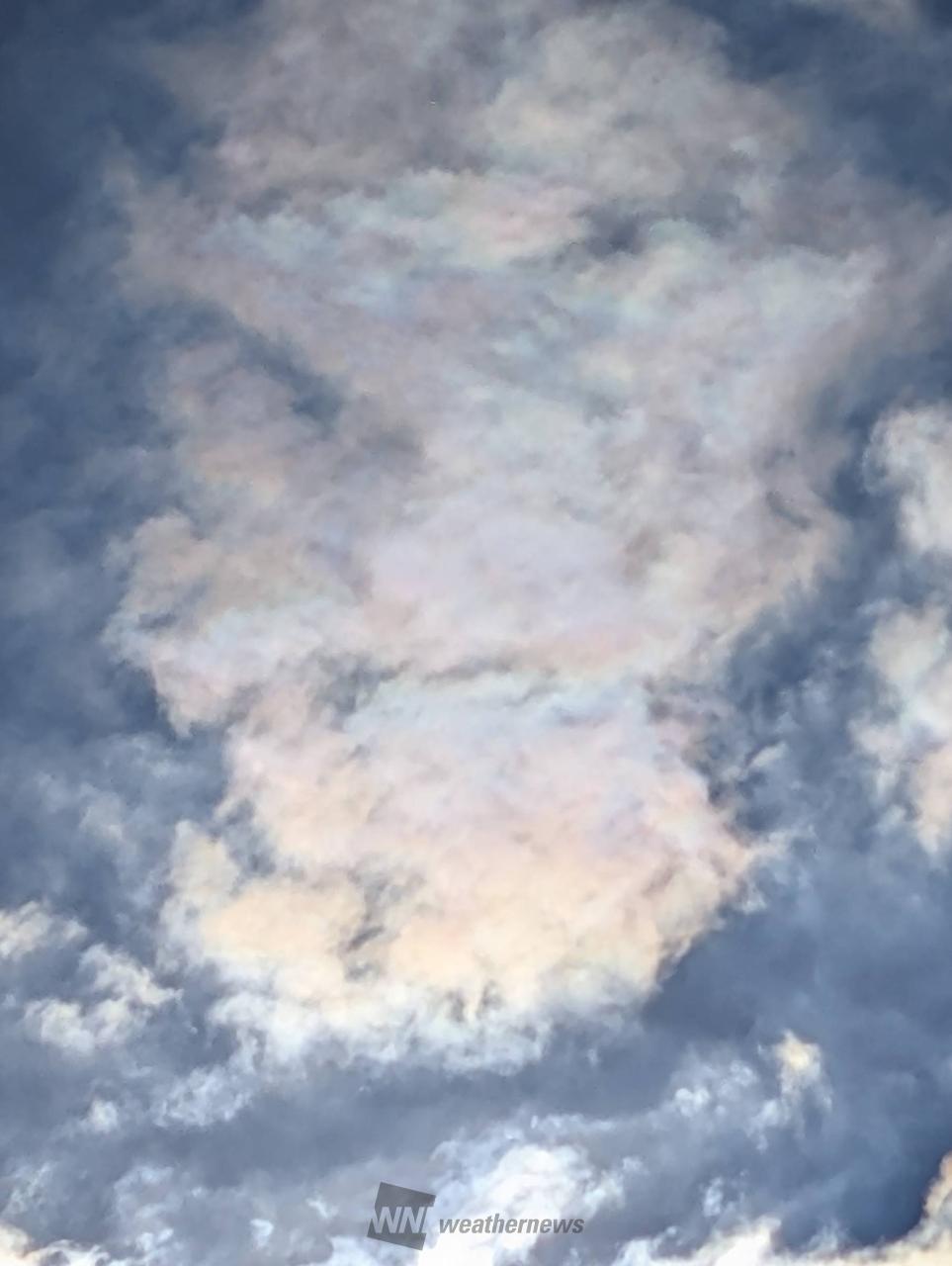 彩雲が出現 注目の空の写真 ウェザーニュース