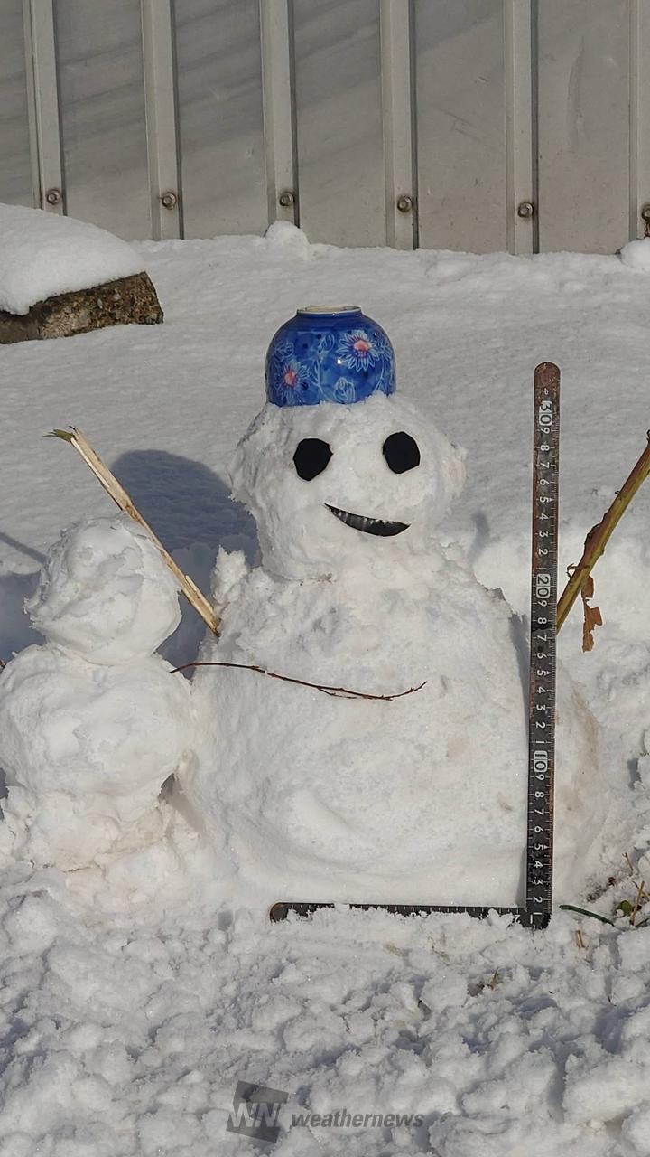 雪だるま作ろ～う☃️ 注目の空の写真 ウェザーニュース