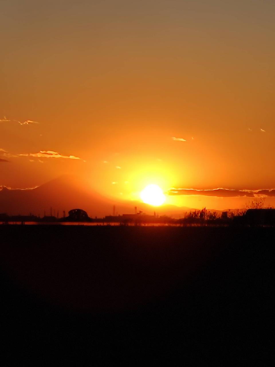 冬の夕焼け 注目の空の写真 ウェザーニュース