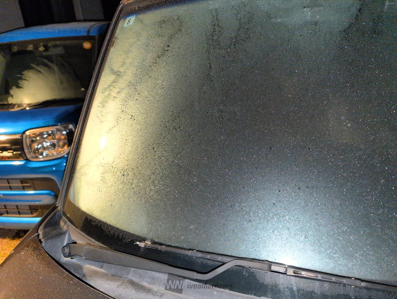 凍るフロントガラス🚙 注目の空の写真 ウェザーニュース