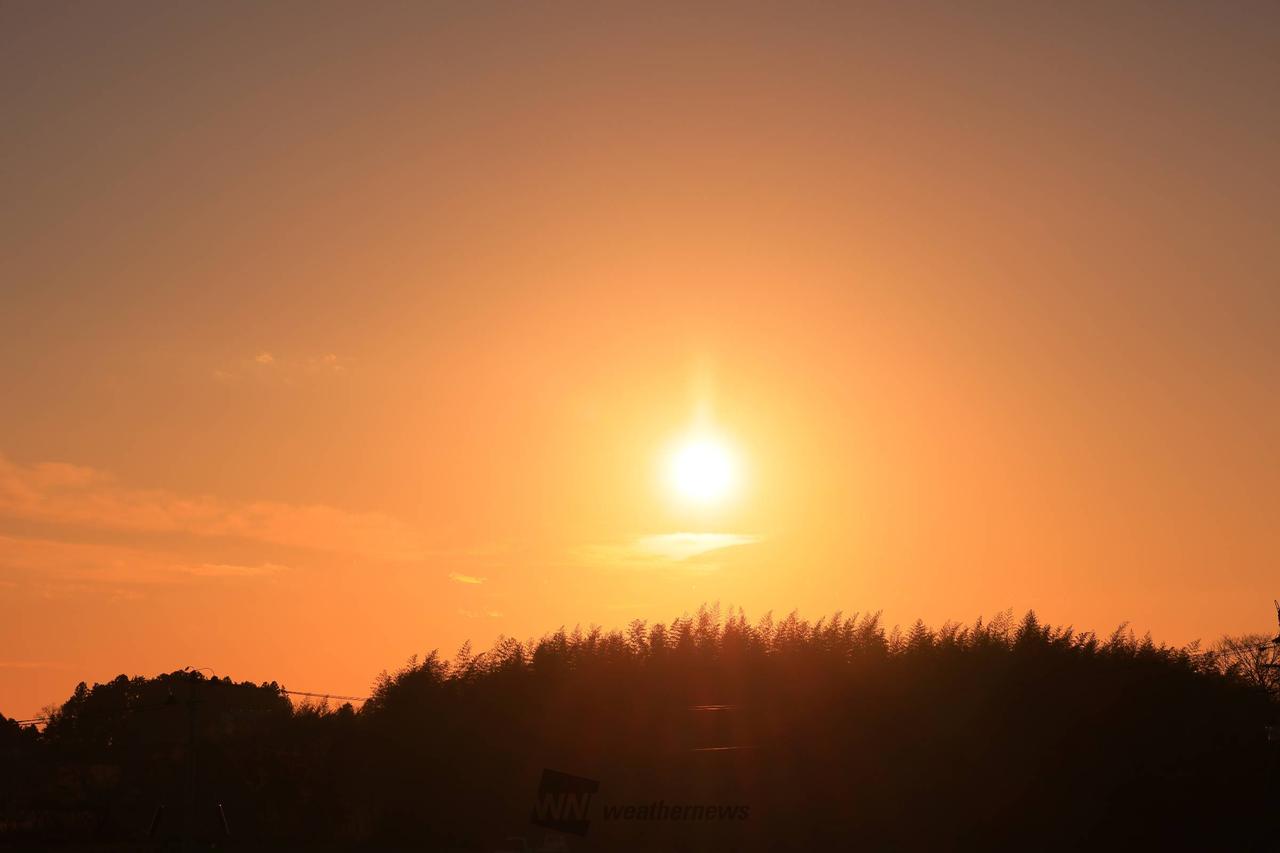 夕陽写真館 注目の空の写真 ウェザーニュース