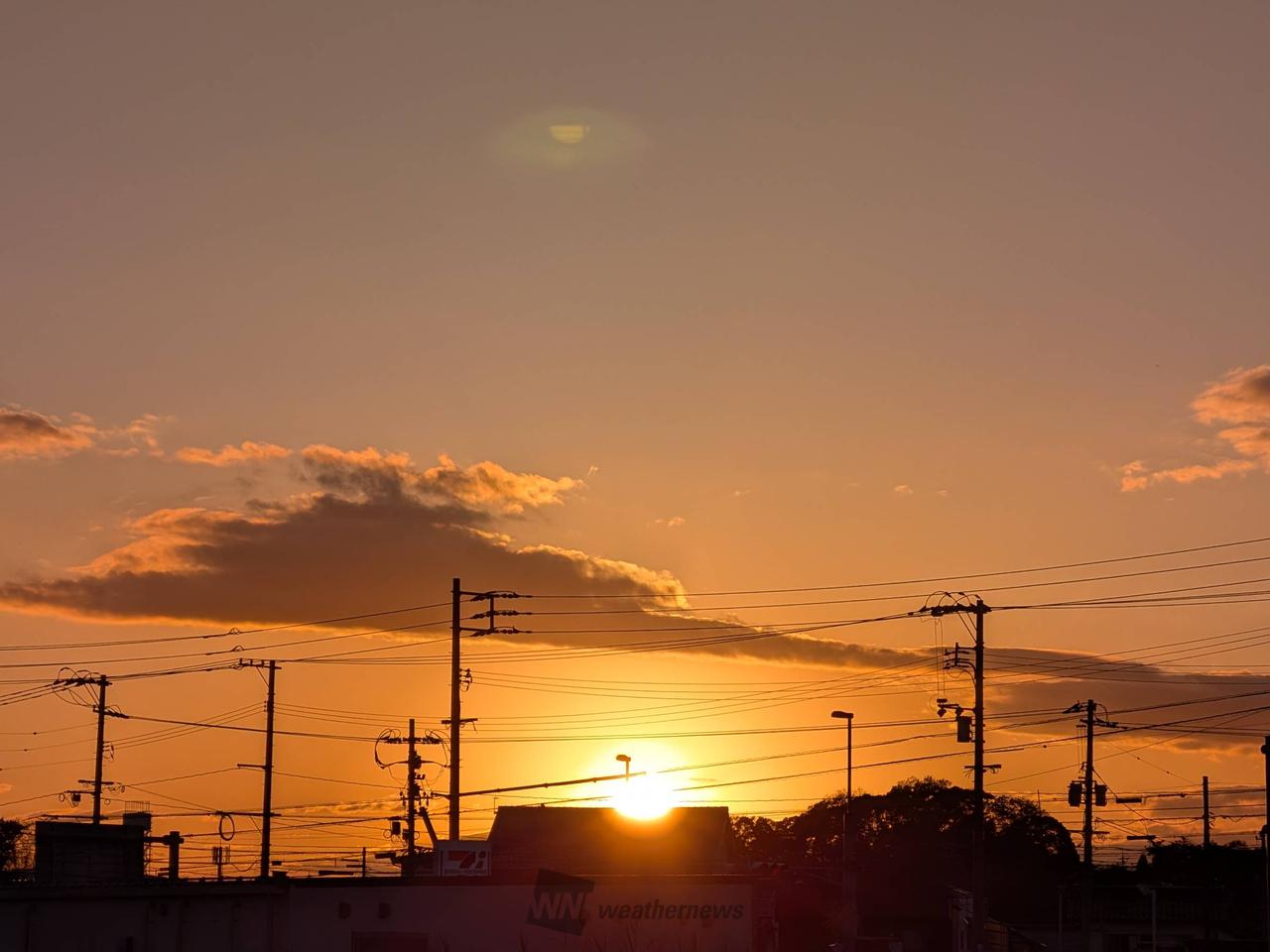 夕陽写真館 注目の空の写真 ウェザーニュース