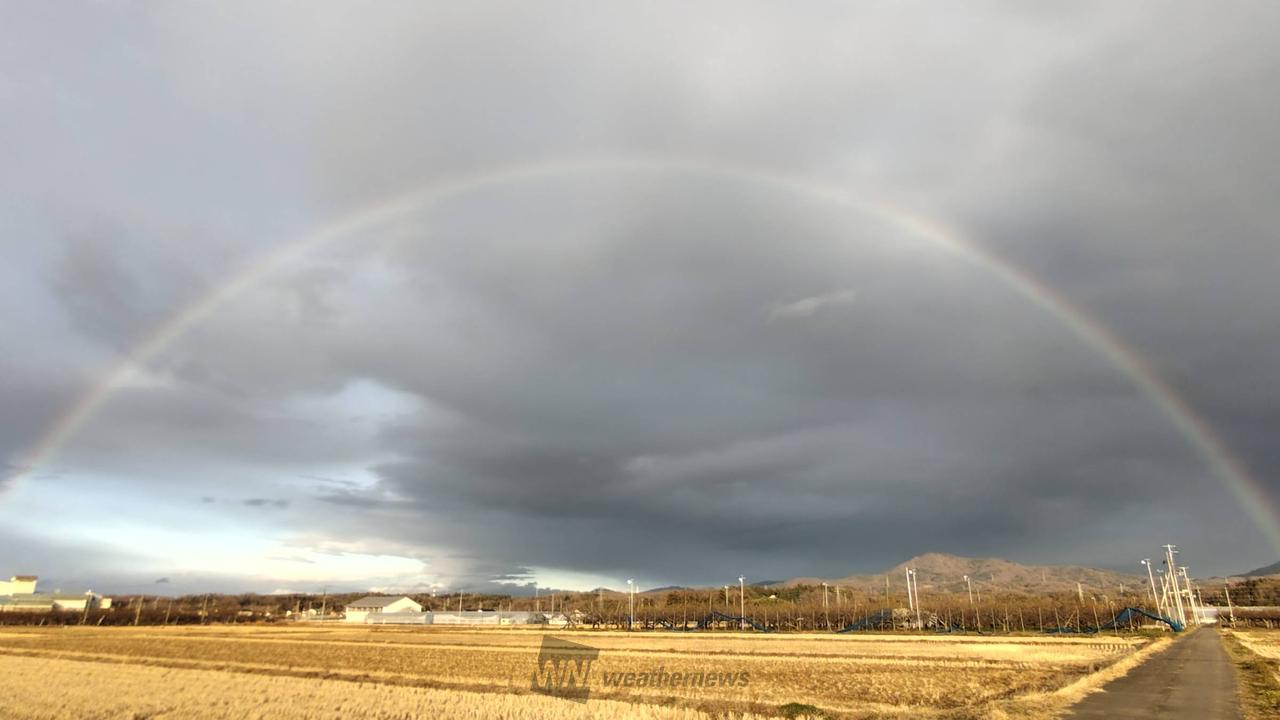 東北で虹 注目の空の写真 ウェザーニュース