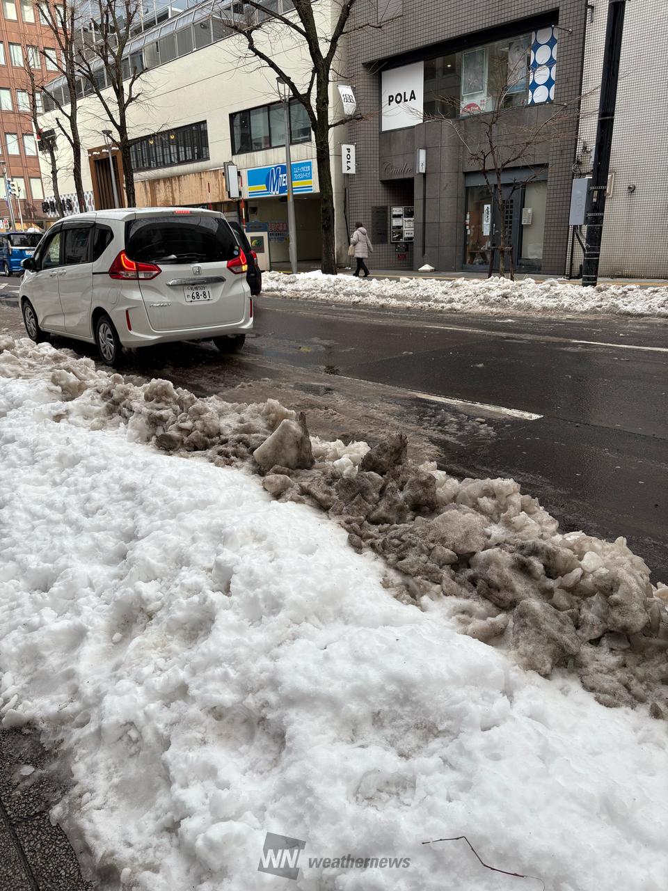 札幌市中央区。車道...