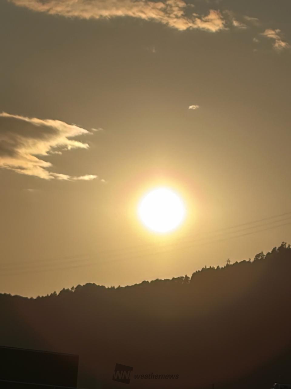 柔らかなカラーの夕焼け 注目の空の写真 ウェザーニュース