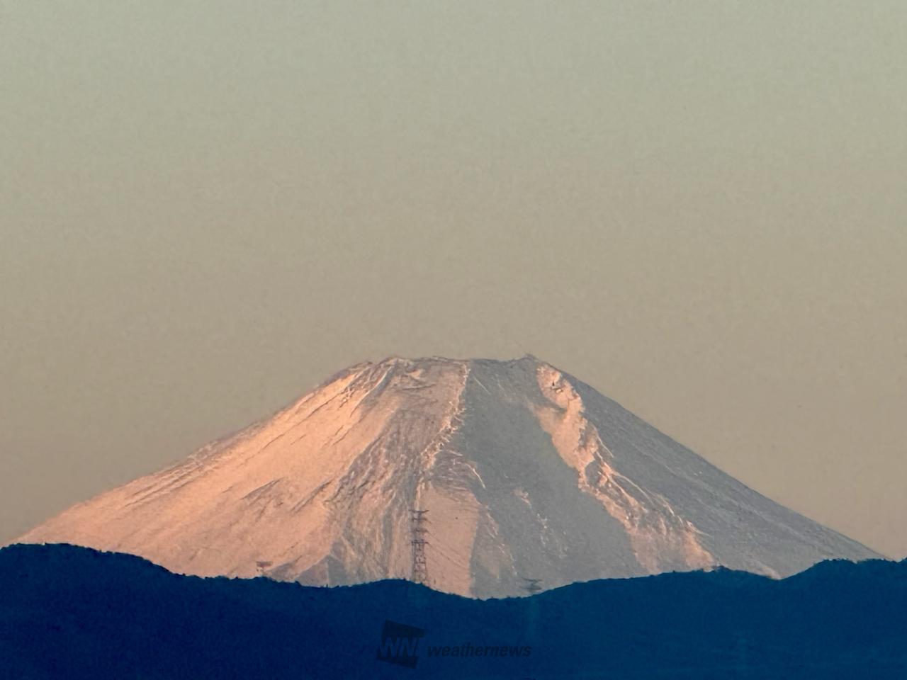 今日の富士山 注目の空の写真 ウェザーニュース