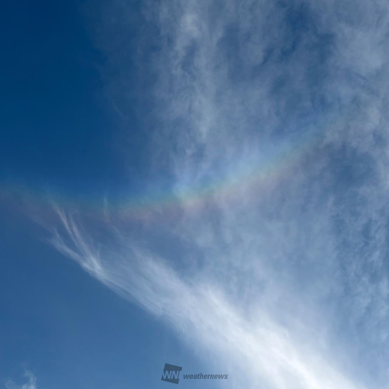 近畿や東海の空に「逆さ虹」 注目の空の写真 ウェザーニュース