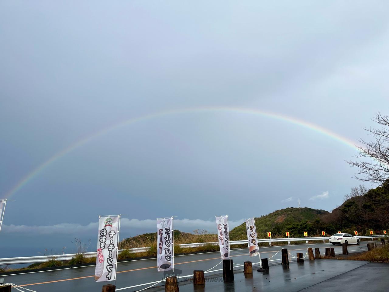 🌈神奈川・静岡で虹 注目の空の写真 ウェザーニュース
