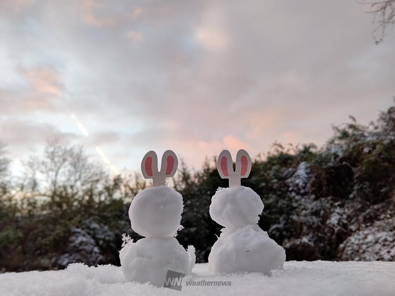 ⛄️雪だるまちゃん 注目の空の写真 ウェザーニュース