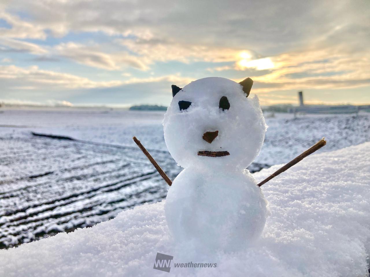 ⛄️雪だるまちゃん 注目の空の写真 ウェザーニュース
