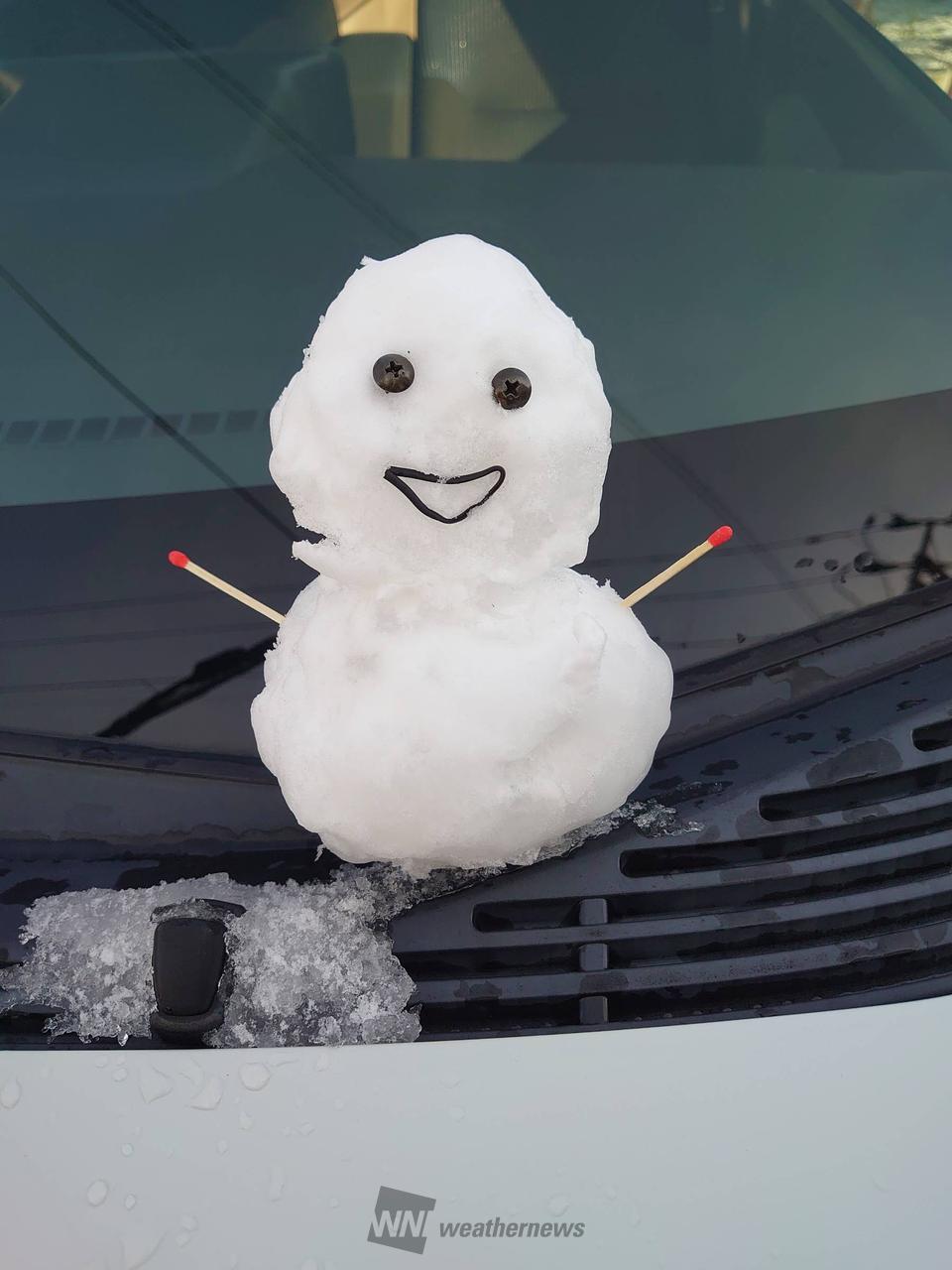 ⛄️雪だるまちゃん 注目の空の写真 ウェザーニュース