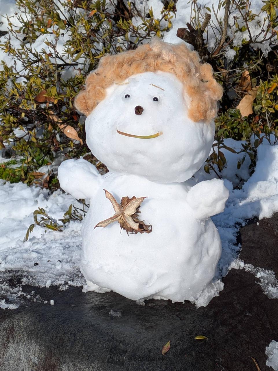 ⛄️雪だるまちゃん 注目の空の写真 ウェザーニュース