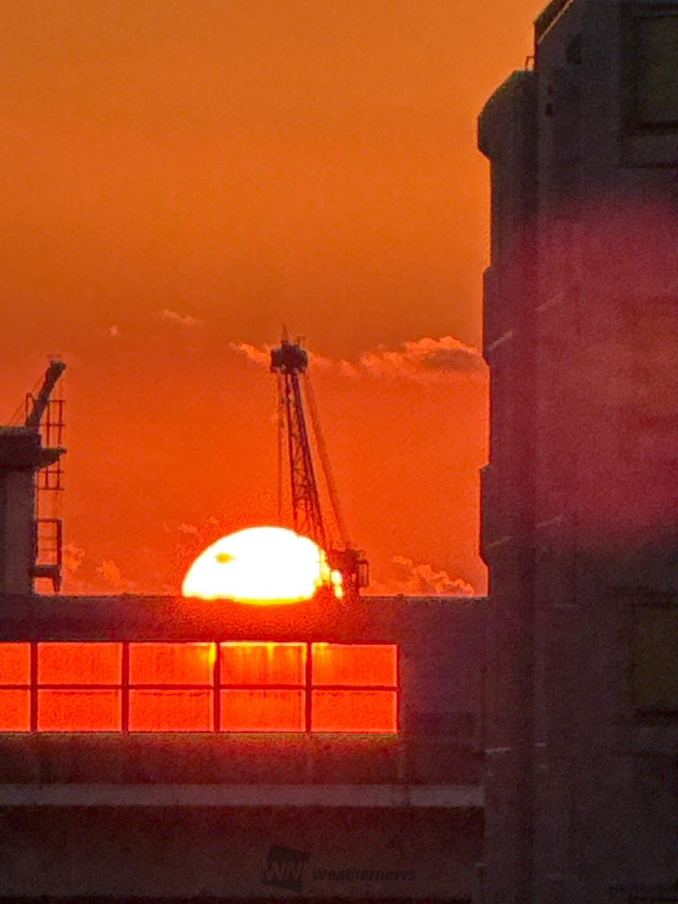 今年最後の日の出🌄 注目の空の写真 ウェザーニュース