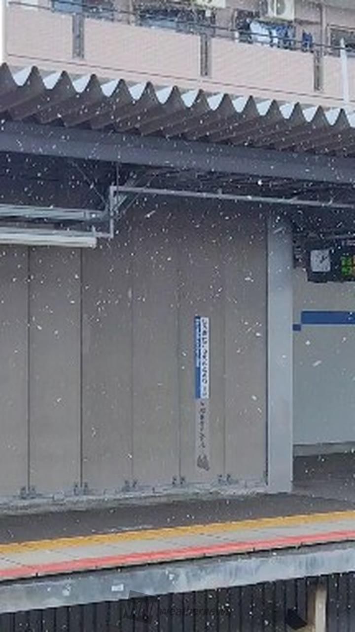 大阪で初雪❄️ 注目の空の写真 ウェザーニュース