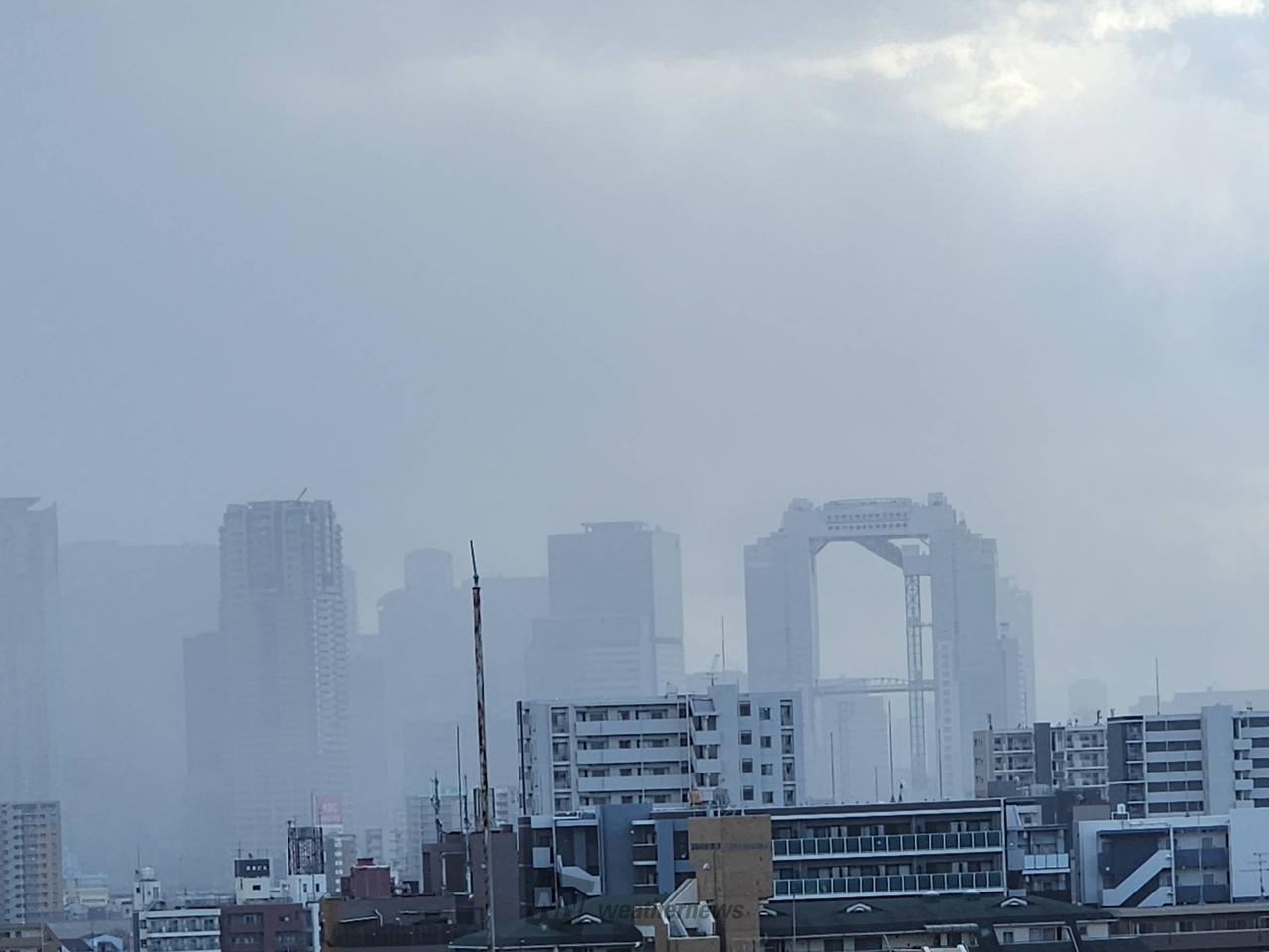 大阪で初雪❄️ 注目の空の写真 ウェザーニュース