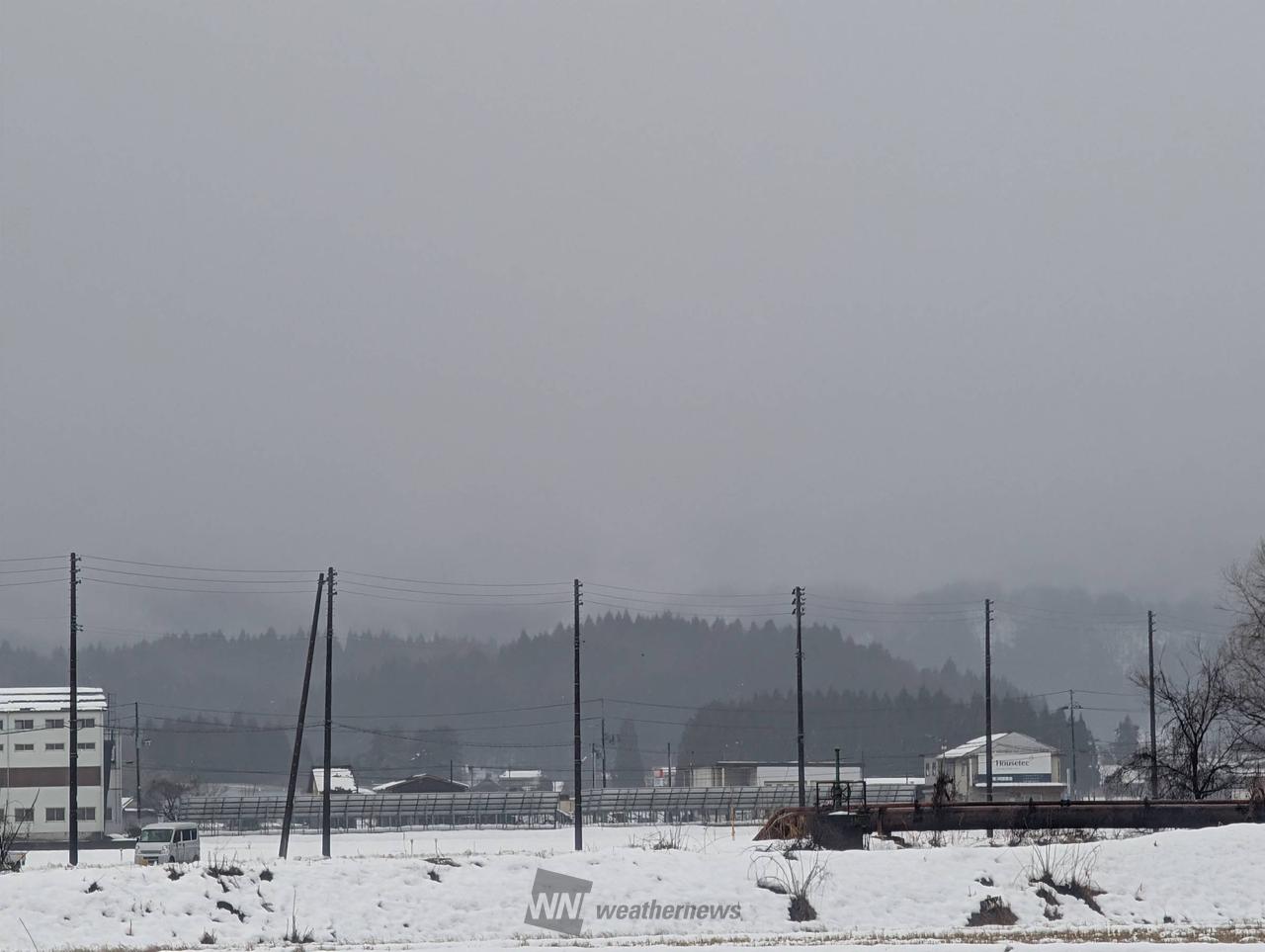 北陸は雨？雪？みぞれ？ 注目の空の写真 ウェザーニュース