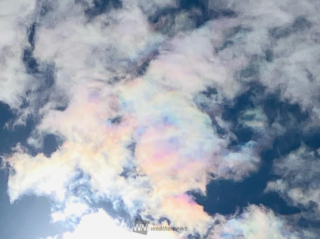 桃色の雲ページ 虹色の雲 注目の空の写真 ウェザーニュース