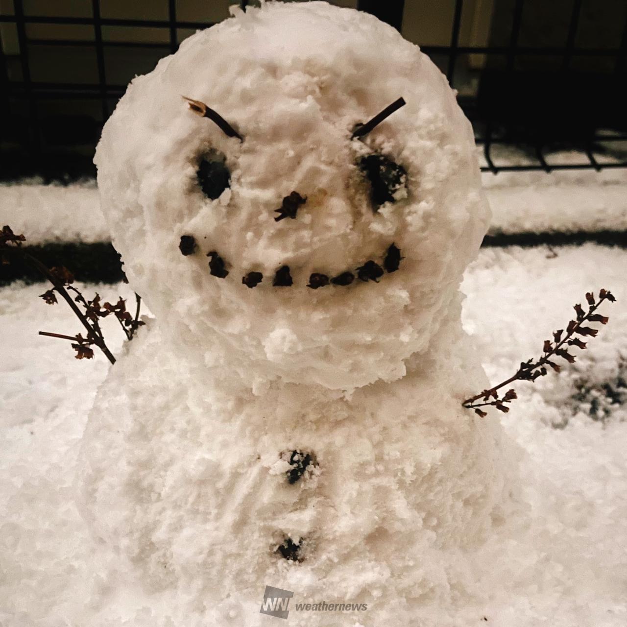 雪だるま 注目の空の写真 ウェザーニュース