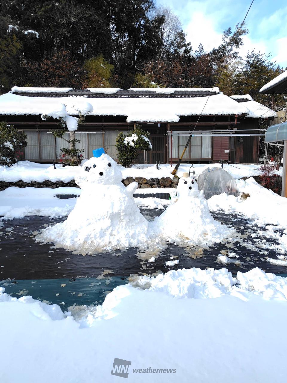 雪だるま⛄️ 注目の空の写真 ウェザーニュース