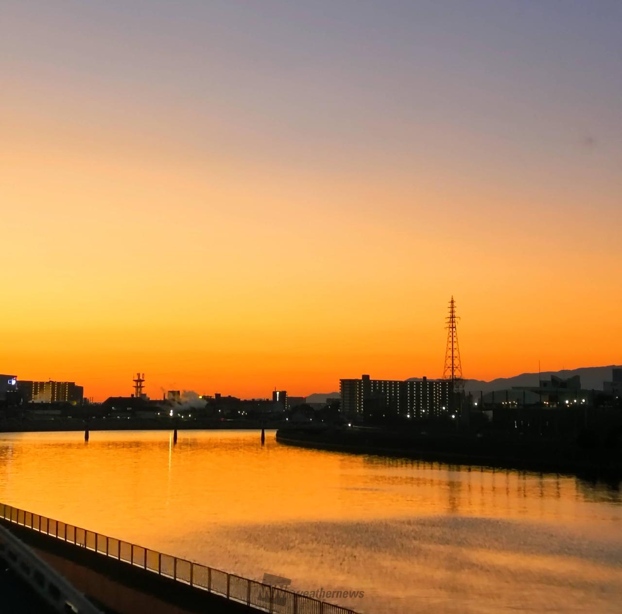 夕日 夕日・夕焼け🌇 注目の空の写真 ウェザーニュース